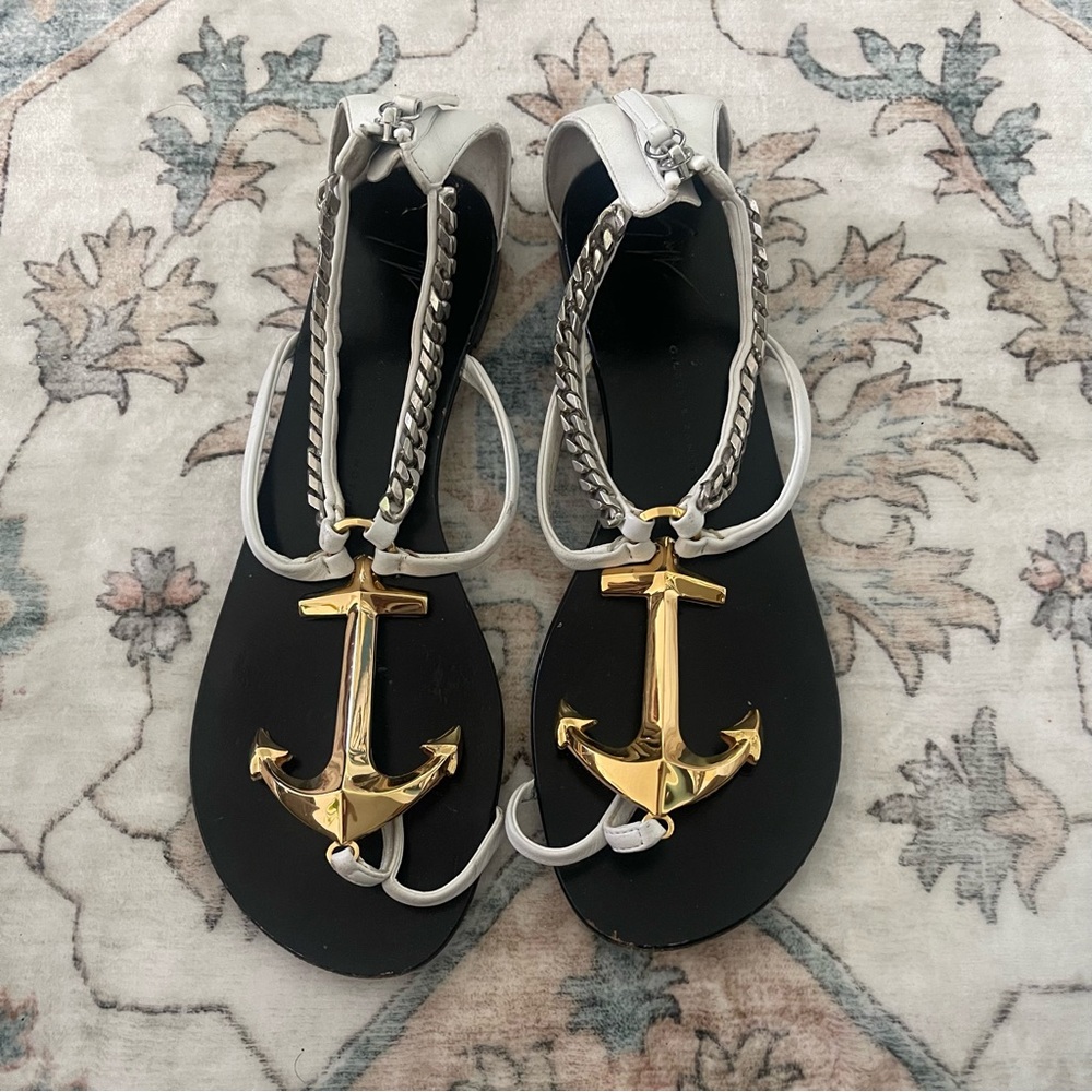 Giuseppe Zanotti Nautical Anchor Flats